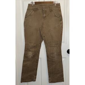 Kuhl Women’s RYDR Pants Dark Khaki Size 8 Reg Work‎ Pants Outdoor Utility